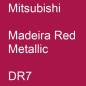 Preview: Mitsubishi, Madeira Red Metallic, DR7.